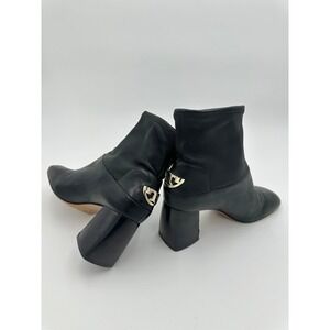Tory Burch Sidney bootie black leather‎ size 7M womens boots